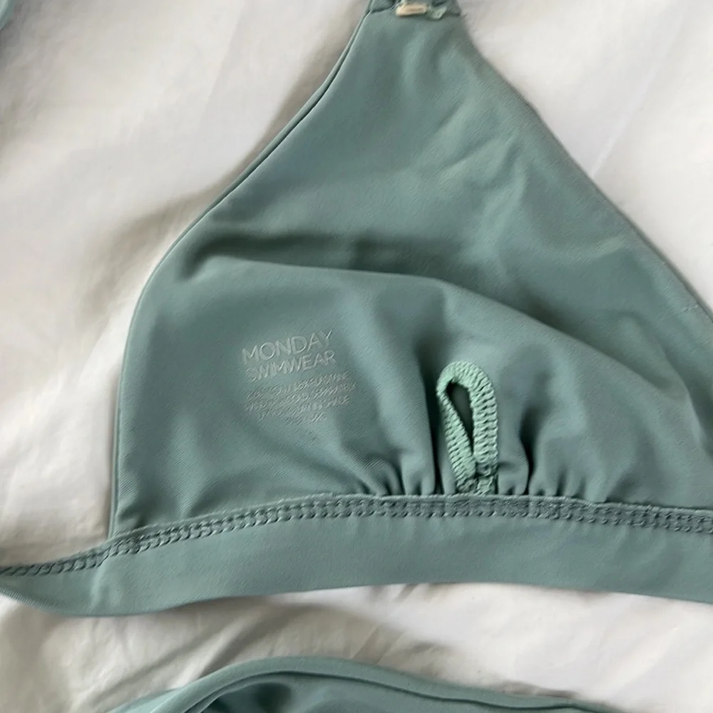 Monday Swimwear Sage Green Two-Piece Bikini